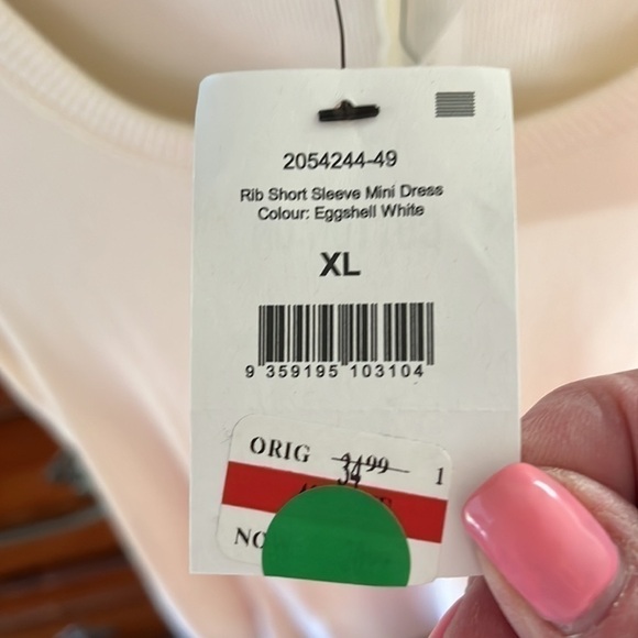 NWT Cotton On Girl’s Cream Dress Size XL - Picture 3 of 5